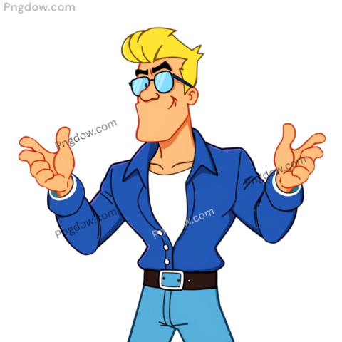 Johnny Bravo PNG file for free