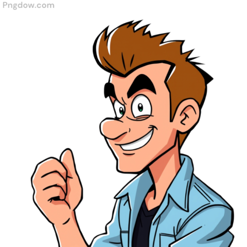 Johnny Bravo transparent for free download