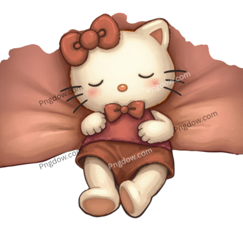 Hello Kitty Sleeping
