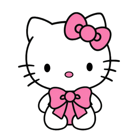 Hello Kitty with Pink Bow