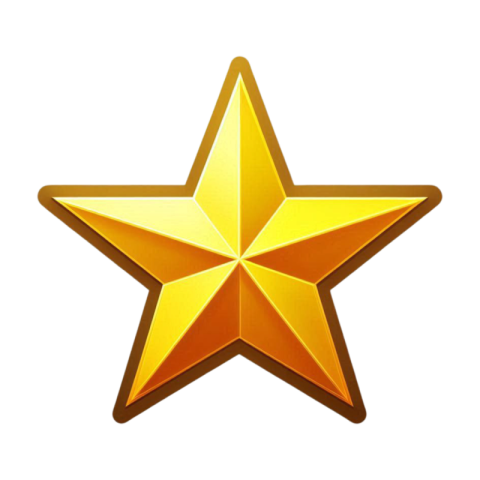 gold star png image