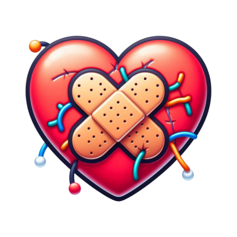 mending heart emoji images