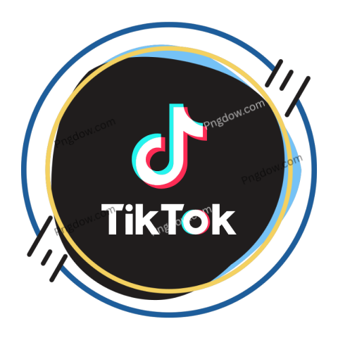 Tiktok black logo