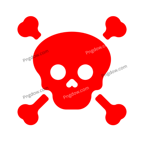 Red skull face
