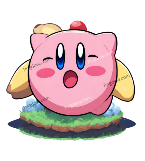 kirby png image, png, transparent, images, free vector, clipart