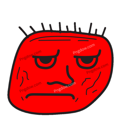 Red troll face png