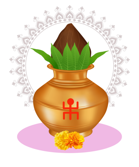 Pooja Kalash Clipart