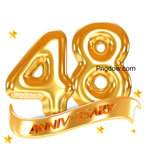Free Vector, 48 year anniversary Transparent Background - Photo #3946 ...
