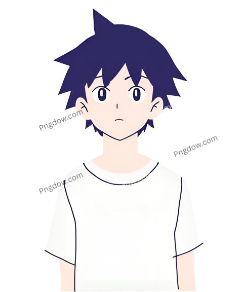 anime boy standing png