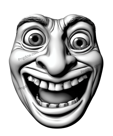 Iconic Troll Face PNG Get the Legendary Meme Image