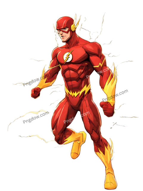 lightning the flash red png free