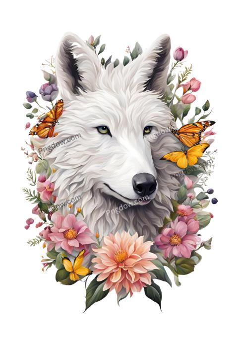 Breathtaking Flower Art Decor for Your Fox Home Animal art