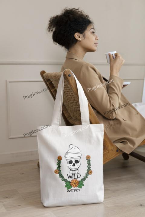 Cool Skull Print for Tote Bag design