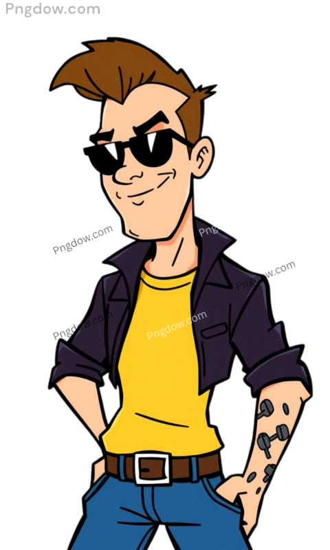 Johnny Bravo transparent
