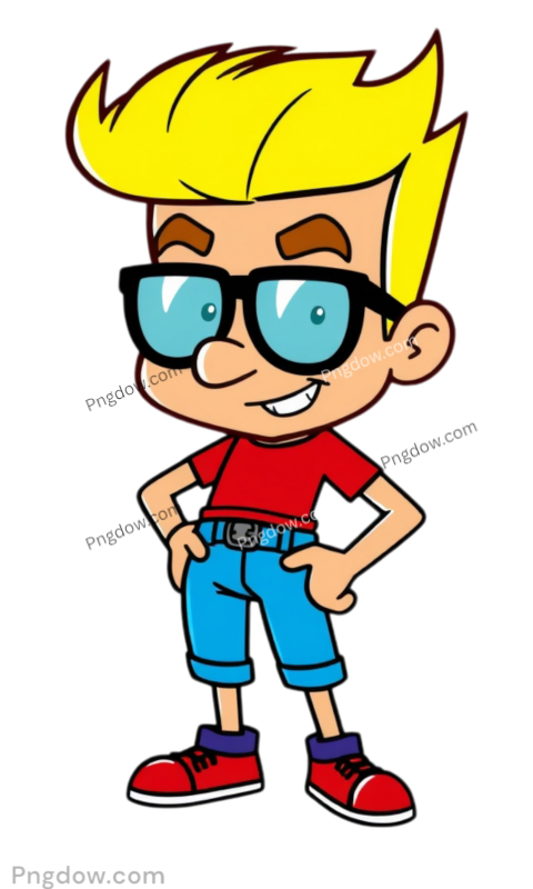 Johnny Bravo transparent for free