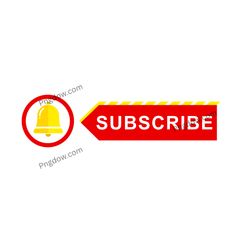 Premium Youtube subscribe Png Button for Free Download, (27)