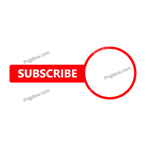 Premium Youtube subscribe Png Button for Free Download, (35)