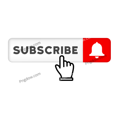 Premium Youtube subscribe Png Button for Free Download, (50)