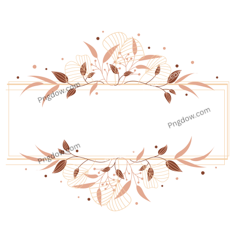 Wedding Frame Floral for Free