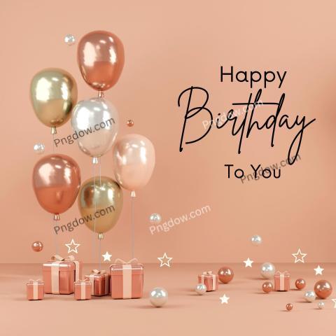 Brown Happy Birthday Instagram Post for Free