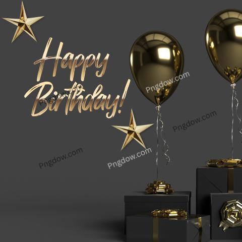 Gold Modern Happy Birthday Instagram Post for Free