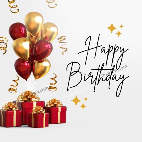 3D happy birthday poster for Free Download