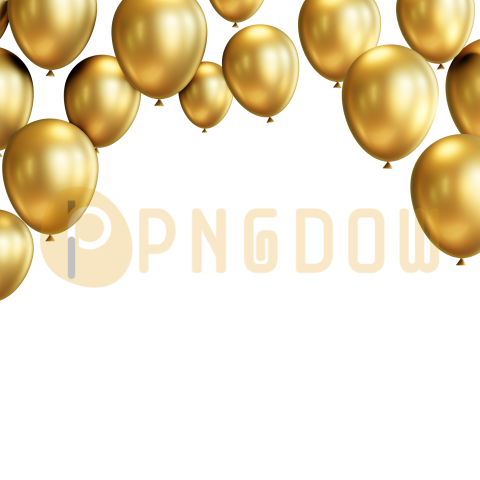 Gold Balloons PNG Transparent, Gold Balloon, Balloon Clipart, Golden, Balloon Pictures PNG Image For Free Download (7)