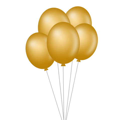 Gold Balloons PNG Transparent, Gold Balloon, Balloon Clipart, Golden, Balloon Pictures PNG Image For Free Download (26)