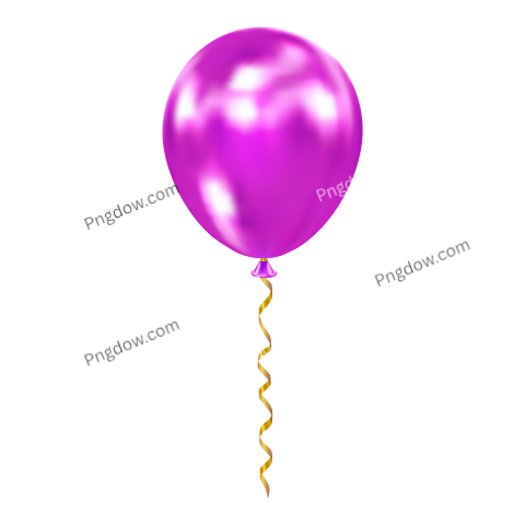 Colored Realistic Glossy Helium Balloon for Birthday, Event, Party, Celebrate Anniversary and Wedding for Free