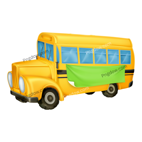 3D bus red Png transparent for Free Download (4)