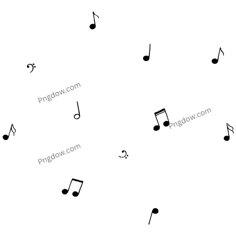 Music notes Png Transparent For Free Download, Music notes png (66)