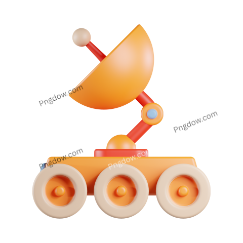 Space Rover 3D Icon Png for Free download