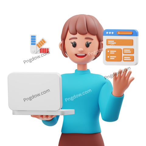 Ui Designer 3D Character for Free download