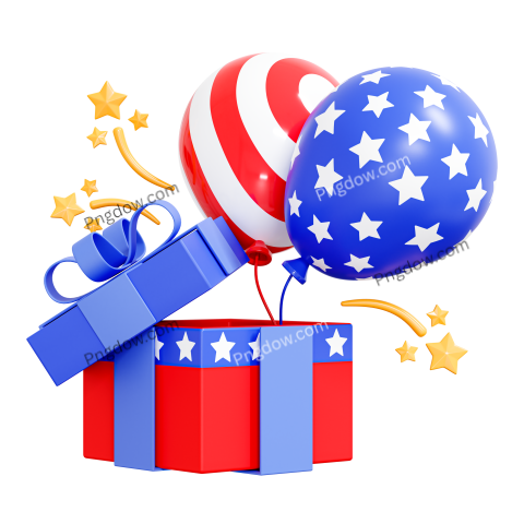 3D Happy Independence Day USA, for free