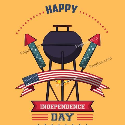 Happy Independence Day, 4th of July national holiday Lettering image design vector illustration (2)