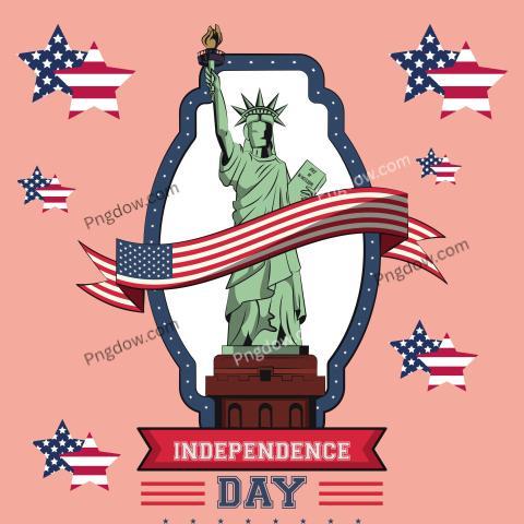 Happy Independence Day, 4th of July national holiday Lettering image design vector illustration (6)