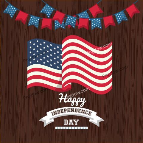 Happy Independence Day, 4th of July national holiday Lettering image design vector illustration (3)