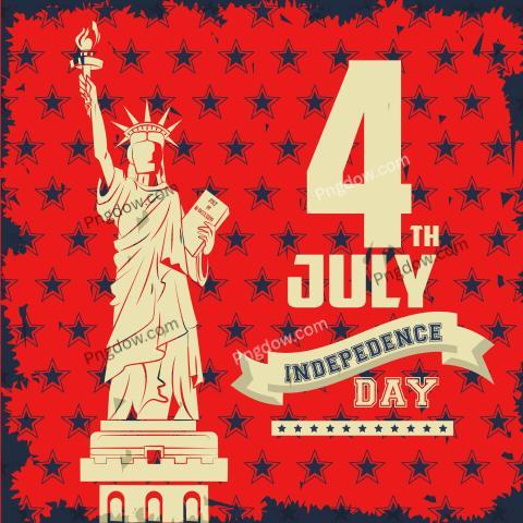 Happy Independence Day, 4th of July national holiday Lettering image design vector illustration (4)