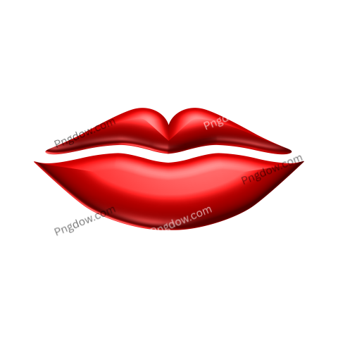 International Kissing Day Mouth kiss 3D Transparent Background for, Free Vector, (9)