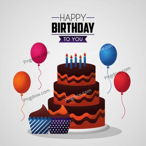 Premium Free Vector, Happy Birthday Card, (26)