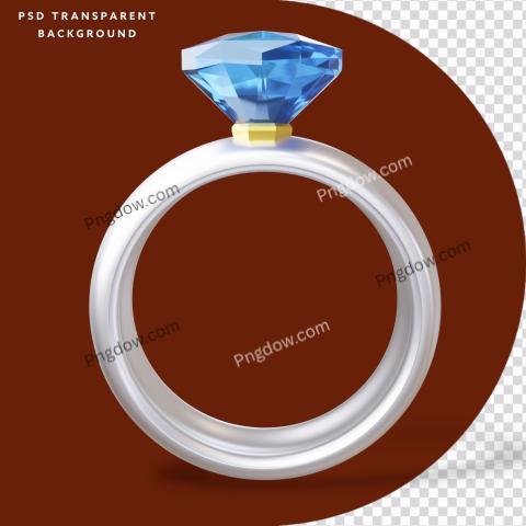 Premium PSD | 3d silver wedding rings