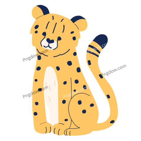 Cheetah Png image with transparent background for free, Cheetah, (34)