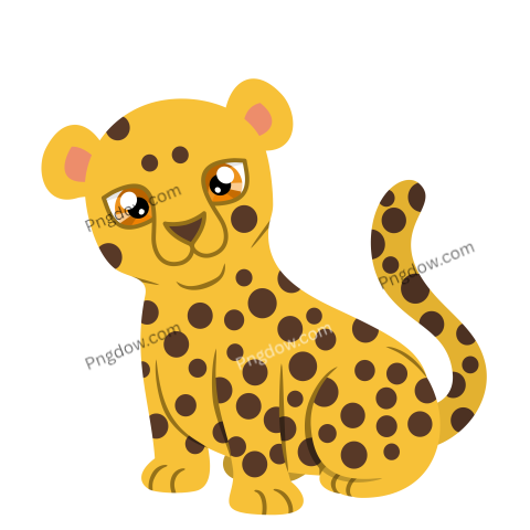 Cheetah Png image with transparent background for free, Cheetah, (23)