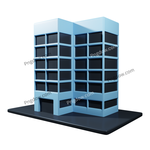 Building 3d transparent Background for free