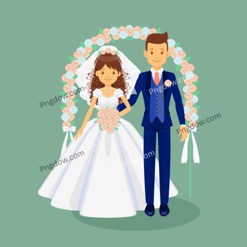 Free PSD Vector | Cute indian couple in tamil iyengar tradition wedding dress