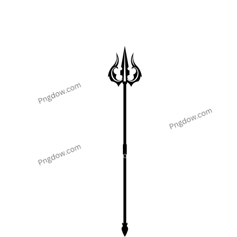 God Shiva Trishul transparent background for free