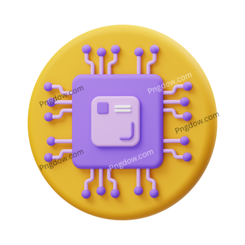 3D Blockchain Network transparent background for Free