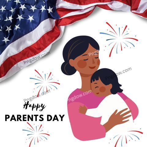 American Parents Day Simple Black Love (5)