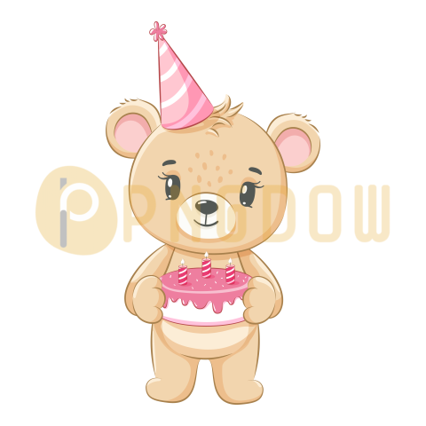 Adorable Bear with Transparent Background Free Download Now! (26)