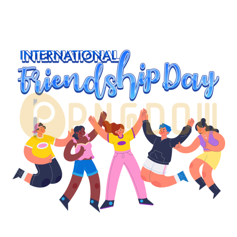 Celebrate International Friendship Day With People, with a Free Transparent Background Image, (53)